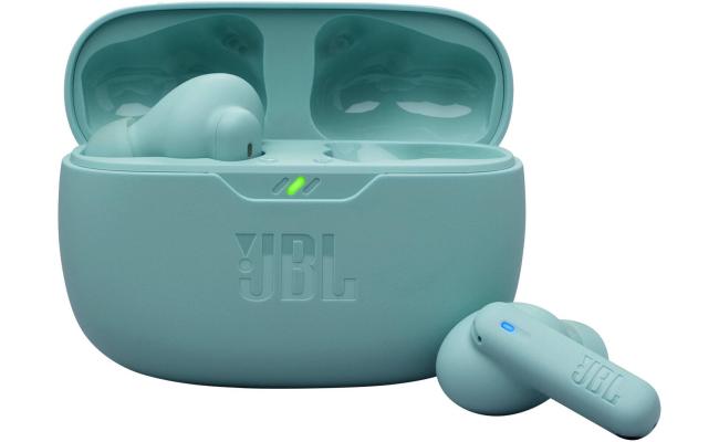 JBL Wave Beam 2 True Wireless Earbuds, 8mm Dynamic Driver, Bluetooth 5.3 Connectivity, Pure Bass Sound, Active Noise Cancelling, Smart Ambient Technology, 40hrs Total Playback - Blue